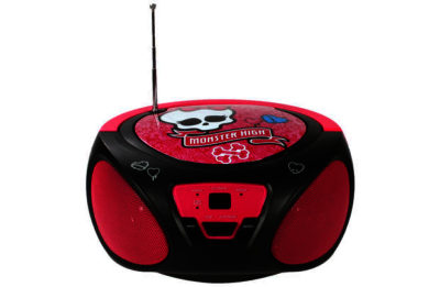 Monster High AM and FM CD Boombox. Monster High AM and FM CD Boombox.